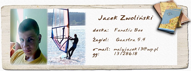 Jacek Zwoliski windsurfing