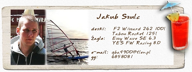Jakub Szulc windsurfing