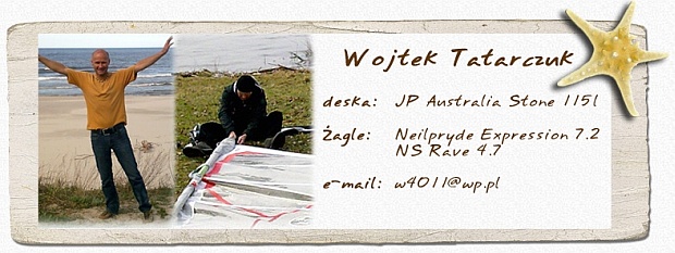 Wojtek Traczuk windsurfing
